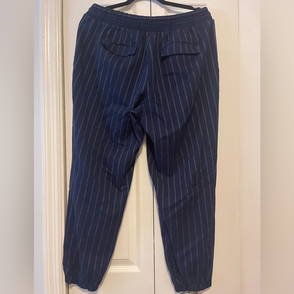 Nine West Navy Blue Drawstring Pants, Size Large - Picture 4 of 7